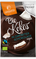 Artikelbild: Bio Kokos in Zartbitter-Schokolade