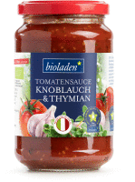 Artikelbild: Tomatensauce Koblauch & Thymian