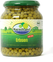 Artikelbild: Bio-Erbsen fein 370 ml Gl. MARSCHLAND