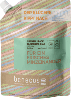 Artikelbild: benecosBIO Nachfüllbeutel 1000 ml Duschgel 2in1 BIO-Minze Haut & Haar