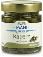 Artikelbild: MANI Kapern in Olivenöl, bio