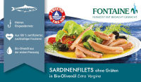 Artikelbild: Sardinenfilets ohne Gräten in Bio-Olivenöl