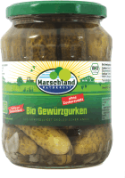 Artikelbild: Bioland Bio-Gewürzgurken ohne Zuckerzusatz 720 ml Gl. MARSCHLAND