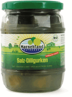 Artikelbild: Bioland Bio-Salzdillgurken 580 ml Gl. MARSCHLAND
