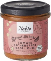 Artikelbild: Nabio Protein-Aufstrich Knallererbse Tomate Kichererbse Basilikum