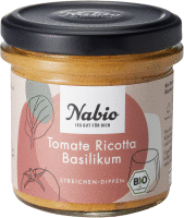 Artikelbild: Nabio Mediterraner Aufstrich Tomate Ricotta Basilikum