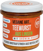 Artikelbild: Vegane Art... Teewurst mit grünem Pfeffer