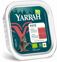 Artikelbild: Yarrah Bio Katze Schale Pastete getreidefrei mit Rind