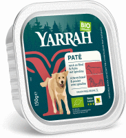 Artikelbild: Yarrah Bio Hund Schale Pastete getreidefrei mit Rind