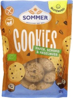Artikelbild: Bio Cookies Hafer, Schoko & Haselnuss glutenfrei