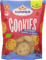 Artikelbild: Glutenfreie Bio Cookies Cranberry