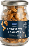Artikelbild: Cashews geröstet mit Tamari und Sesam im Pfandglas