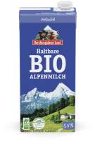 Artikelbild: Haltbare Bio-Alpenmilch 3,5% Fett  1/4 Palette <strong>Lieferschwierigkeiten bis: 08.06.2023</strong>