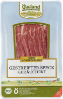 Artikelbild: Gestreifter Speck in Scheiben