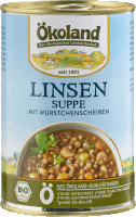 Artikelbild: Linsensuppe mit Würstchenscheiben