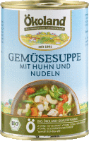 Artikelbild: Gemüsesuppe mit Huhn