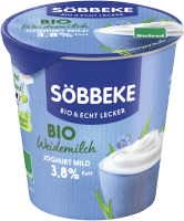 Artikelbild: Bio Weidemilch Naturjoghurt mild 3,8 %