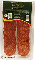 Artikelbild: Chorizo ( Paprikasalami ) geschnitten