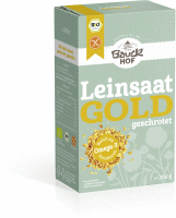 Artikelbild: Gold-Leinsaat geschrotet glutenfrei Bio