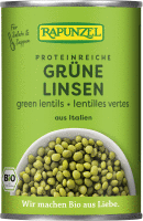 Artikelbild: Grüne Linsen in der Dose