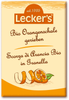 Artikelbild: Bio Orangenschale gerieben