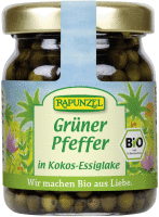 Artikelbild: Grüner Pfeffer in Kokos-Essiglake <strong>Lieferschwierigkeiten bis: 29.04.2024</strong>