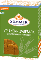 Artikelbild: Demeter Weizen-Vollkorn Zwieback, vegan