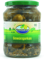 Artikelbild: Bioland Bio-Gewürzgurken Gl. MARSCHLAND