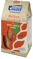 Artikelbild: Wolkenzwieback aus Dinkel, Gerste & Hafer