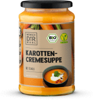 Artikelbild: Karottencremesuppe mit Kokos Bio & vegan