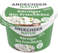 Artikelbild: körniger Bio Frischkäse