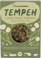 Artikelbild: Lupinen-Tempeh Wildkräuter