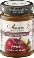 Artikelbild: Annes Feinste Bio Apfel mit Zimt und Vanille FA <strong>Sasionartikel ausgelistet am: 30.12.2025</strong>