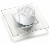 Artikelbild: Duftstein Rosenblüte mit Glasteller