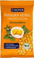 Artikelbild: Manukahonig Halspastillen Zitronenmelisse