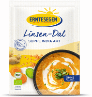 Artikelbild: Linsen-Dal Suppe India Art Bio