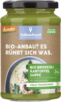 Artikelbild: Bio Brokkoli Kartoffel Suppe mit Bio Kokoscreme