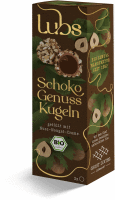 Artikelbild: Schoko Genuss Kugel gef. mit Nuss-Nougat-Creme,Bio <strong>ausgelistet vom Lieferant am: 28.04.2024</strong>